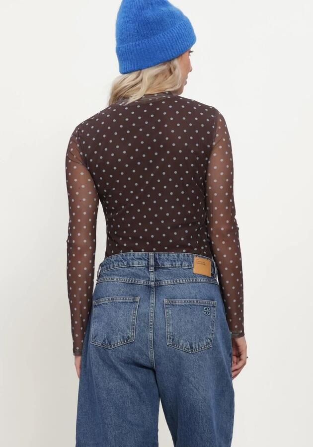 YDENCE Dames Tops & T-shirts Top Bailey Bruin - Foto 2