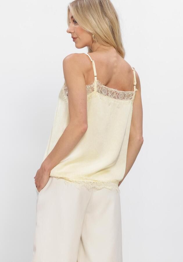 YDENCE Dames Tops & T-shirts Top Callie Creme - Foto 3