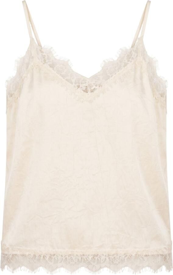 YDENCE Dames Tops & T-shirts Top Callie Creme - Foto 4