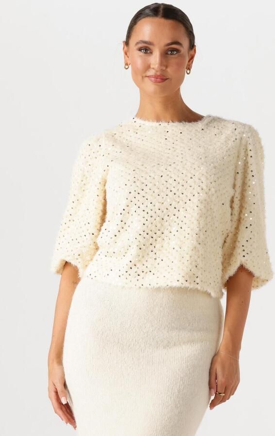YDENCE Dames Tops & T-shirts Top Chelsey Creme