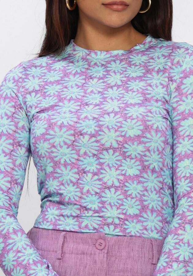 YDENCE Dames Tops & T-shirts Top Christine Paars - Foto 4