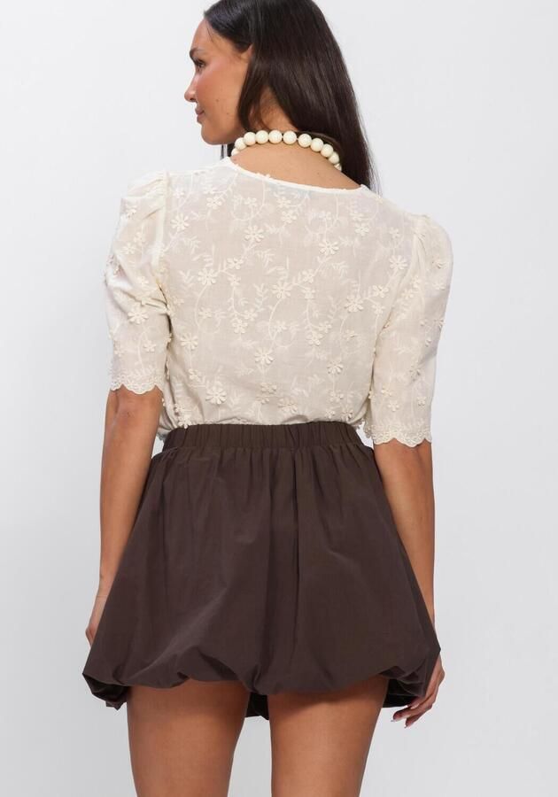 YDENCE Dames Tops & T-shirts Top Florence Gebroken Wit - Foto 3