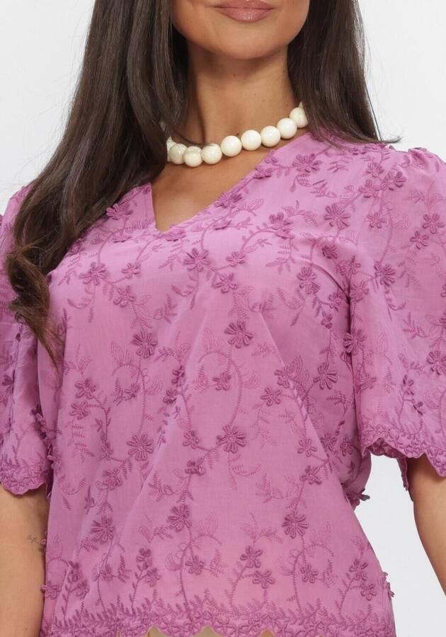 YDENCE Dames Tops & T-shirts Top Florence Lila - Foto 4