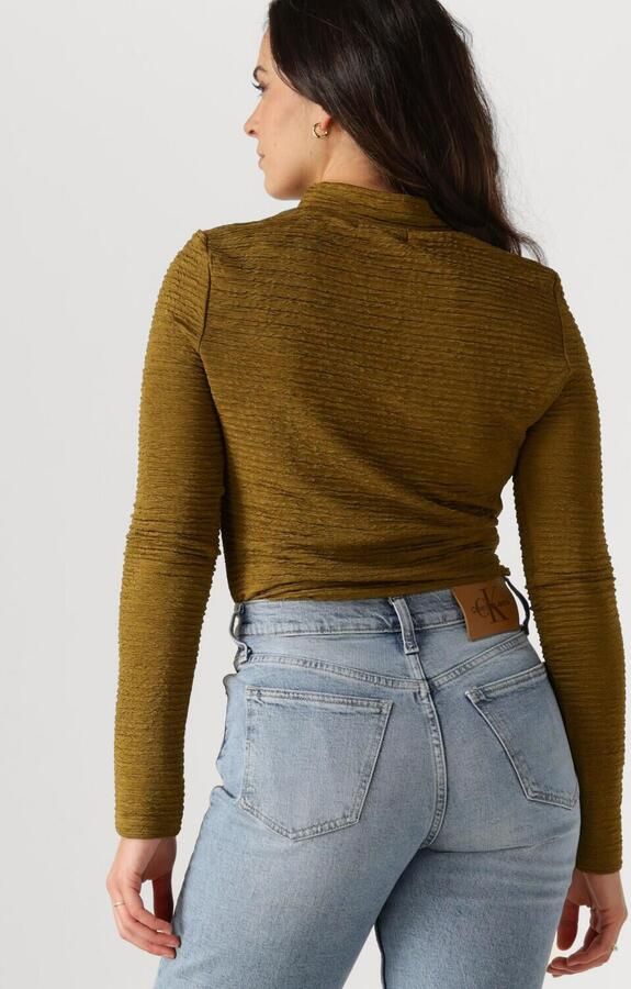 YDENCE Dames Tops & T-shirts Top Griffin Groen - Foto 3