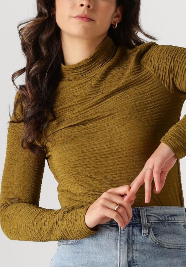 YDENCE Dames Tops & T-shirts Top Griffin Groen