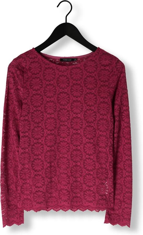 YDENCE Dames Tops & T-shirts Top Loiza Bordeaux - Foto 3
