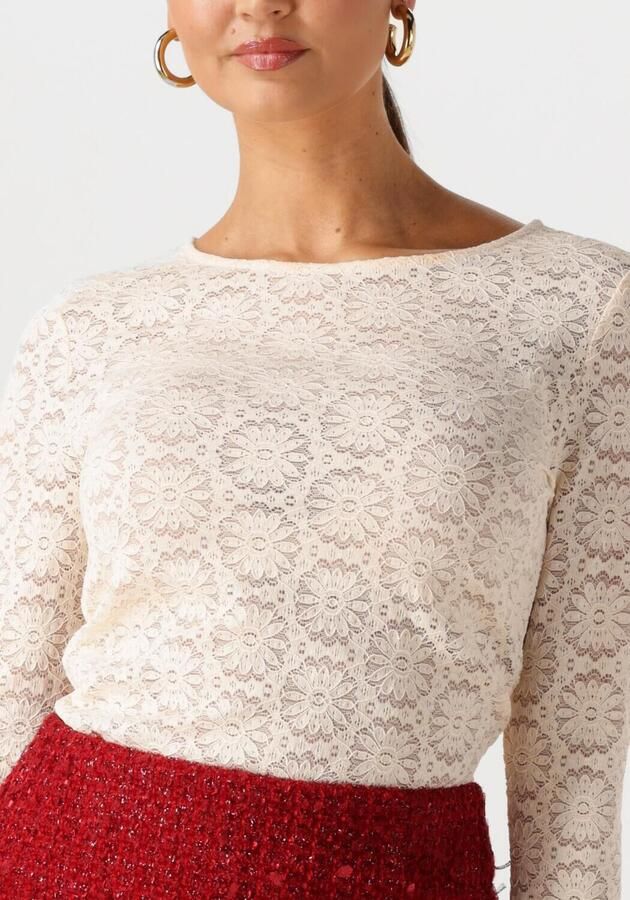 YDENCE Dames Tops & T-shirts Top Loiza Creme