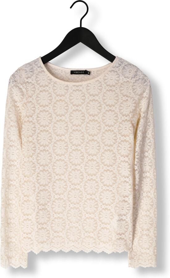 YDENCE Dames Tops & T-shirts Top Loiza Ecru - Foto 3
