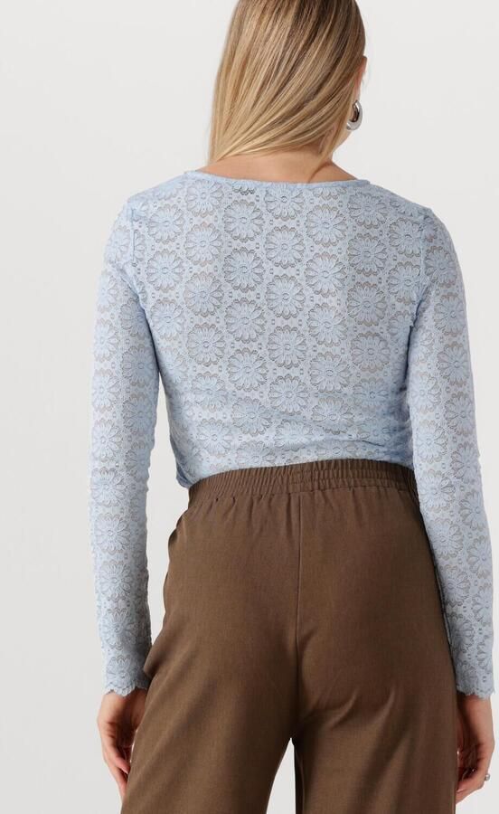 YDENCE Dames Tops & T-shirts Top Loiza Lichtblauw - Foto 3