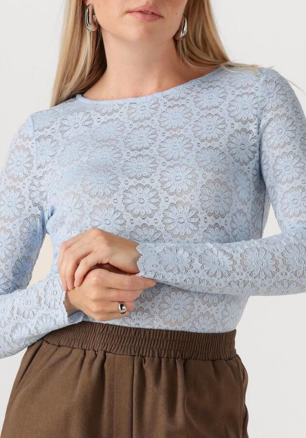 YDENCE Dames Tops & T-shirts Top Loiza Lichtblauw