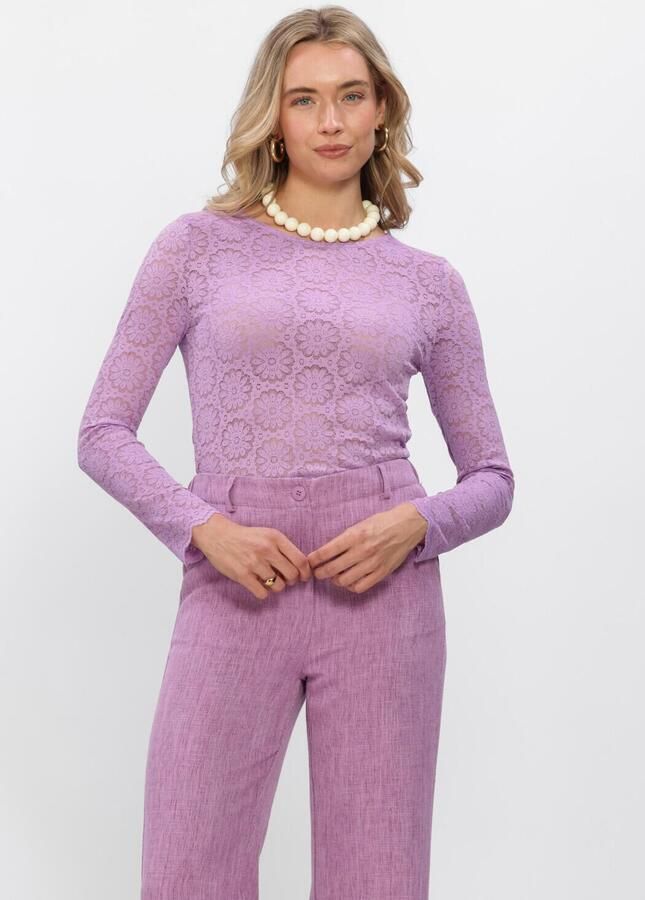 YDENCE Dames Tops & T-shirts Top Loiza Lila