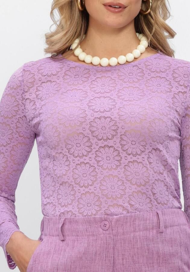 YDENCE Dames Tops & T-shirts Top Loiza Lila - Foto 3