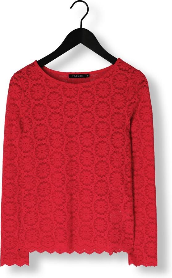 YDENCE Dames Tops & T-shirts Top Loiza Rood - Foto 3