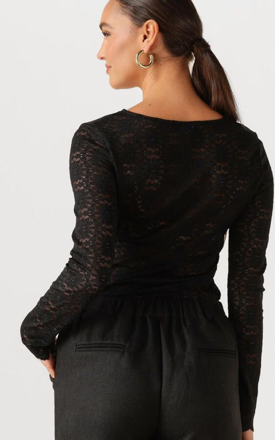 YDENCE Dames Tops & T-shirts Top Loiza Zwart - Foto 2