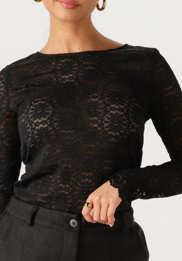 YDENCE Dames Tops & T-shirts Top Loiza Zwart