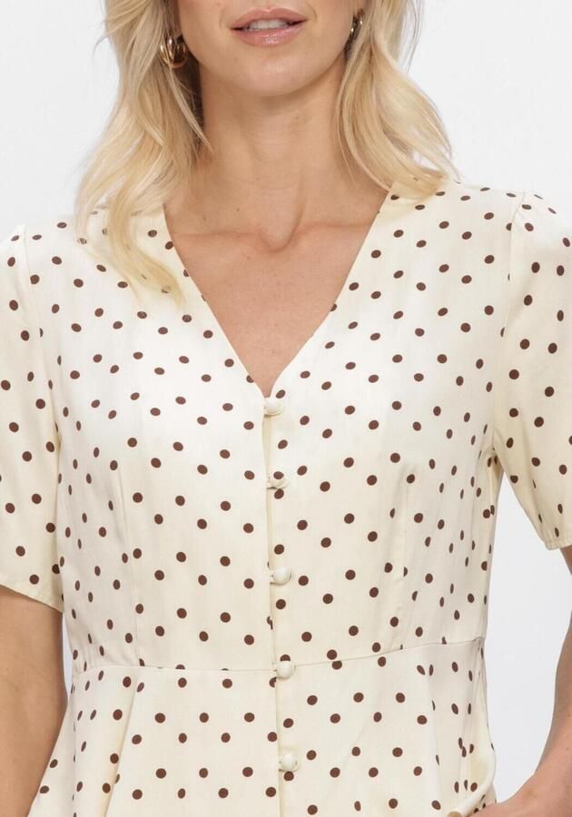 YDENCE Dames Tops & T-shirts Top Luna Ecru - Foto 4