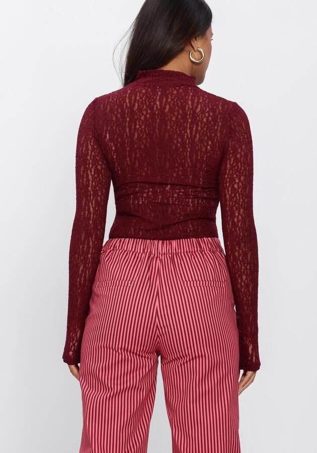 YDENCE Dames Tops & T-shirts Top Roberta Bordeaux - Foto 2