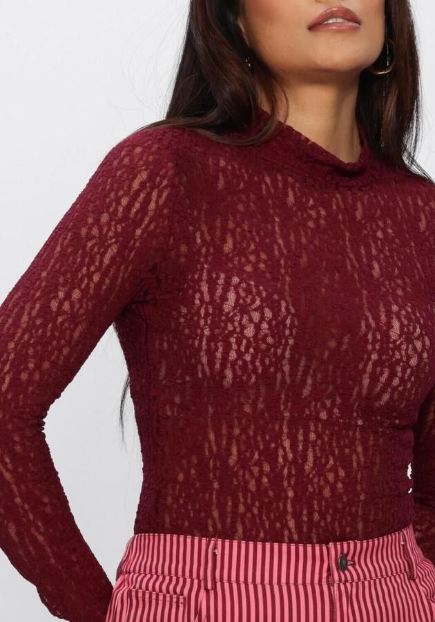 YDENCE Dames Tops & T-shirts Top Roberta Bordeaux - Foto 3