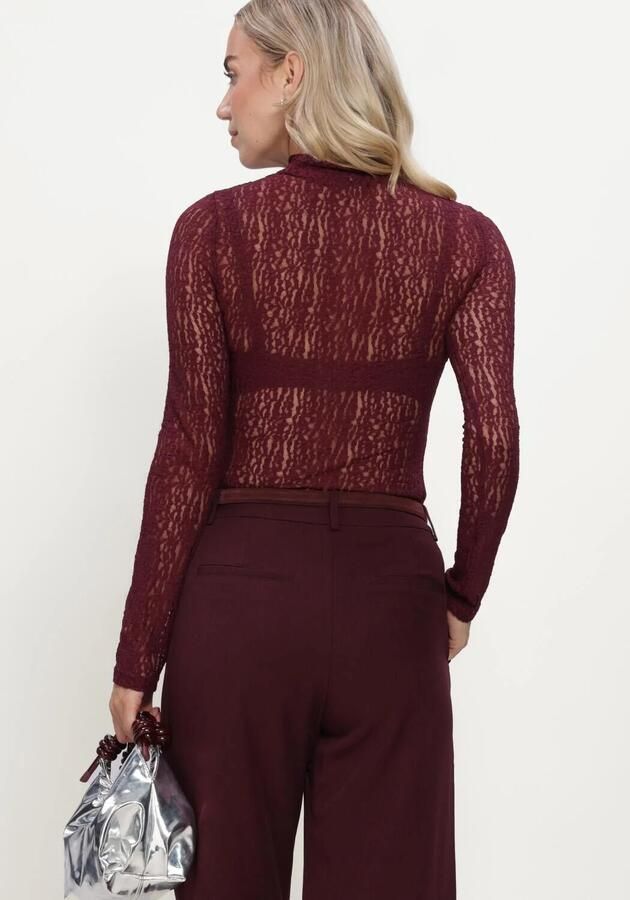 YDENCE Dames Tops & T-shirts Top Roberta Bordeaux - Foto 4
