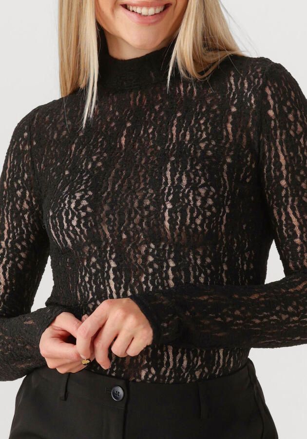 YDENCE Dames Tops & T-shirts Top Roberta Zwart