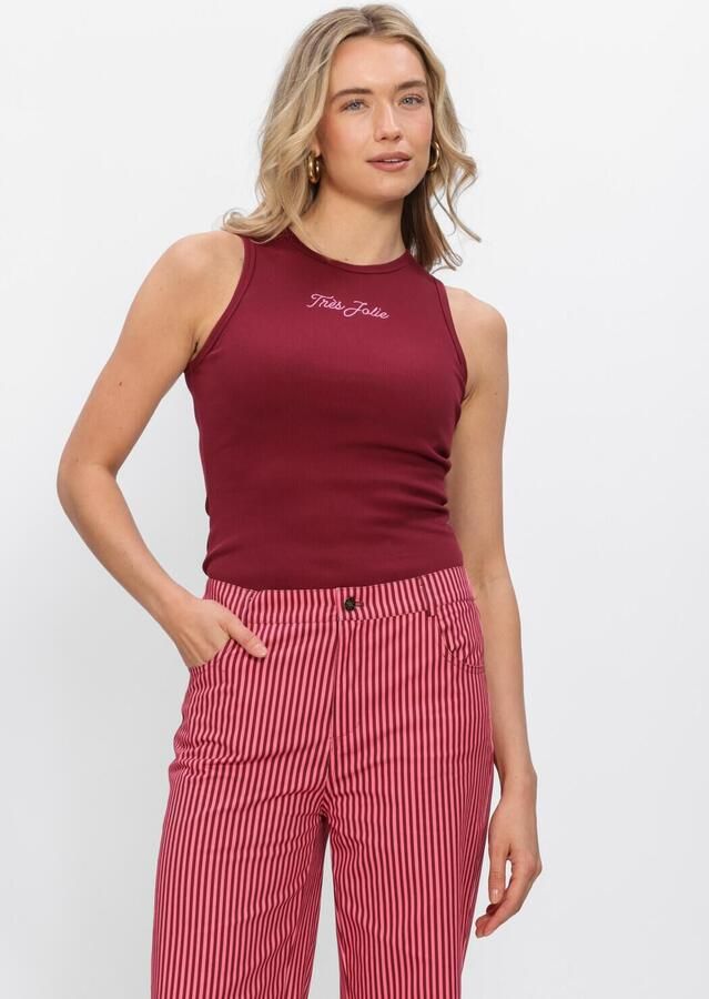 YDENCE Dames Tops & T-shirts Top Très Jolie Bordeaux