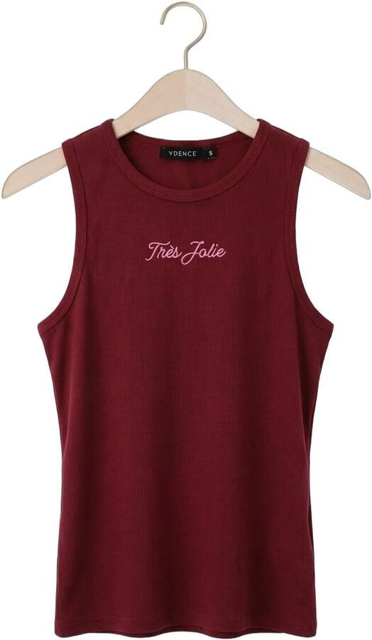 YDENCE Dames Tops & T-shirts Top Très Jolie Bordeaux - Foto 4