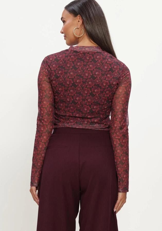 YDENCE Dames Tops & T-shirts Top Willemijn Bordeaux - Foto 2
