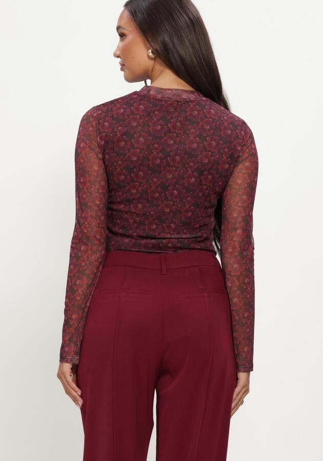 YDENCE Dames Tops & T-shirts Top Willemijn Bordeaux - Foto 2