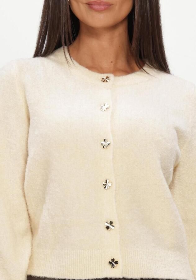 YDENCE Dames Truien & Vesten Cardigan Eden Creme - Foto 3