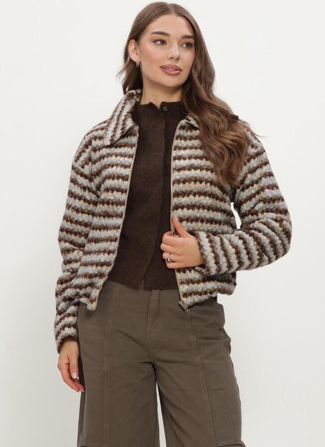 YDENCE Dames Truien & Vesten Jacket Evelina Multi - Foto 1