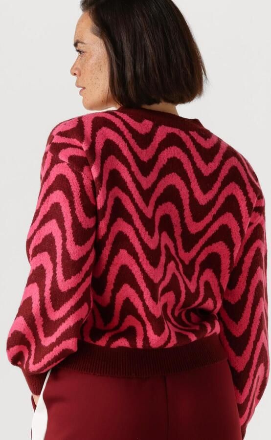 YDENCE Dames Truien & Vesten Knitted Sweater Blaise Roze - Foto 3