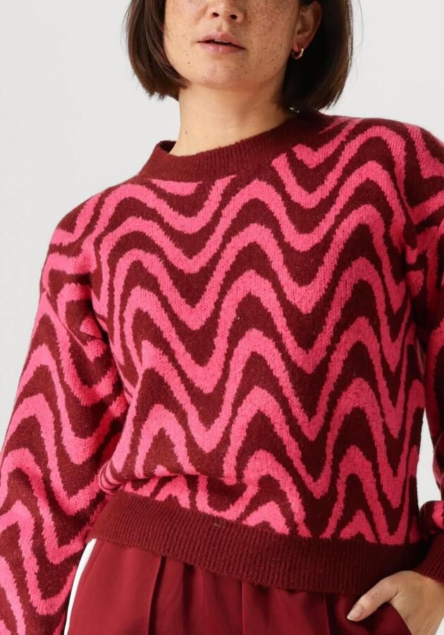 YDENCE Dames Truien & Vesten Knitted Sweater Blaise Roze - Foto 2