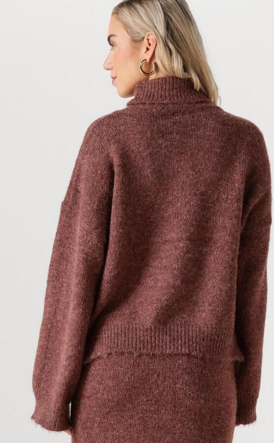 YDENCE Dames Truien & Vesten Knitted Sweater Delia Bordeaux - Foto 4