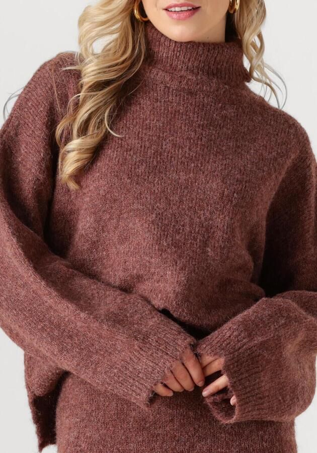 YDENCE Dames Truien & Vesten Knitted Sweater Delia Bordeaux - Foto 3