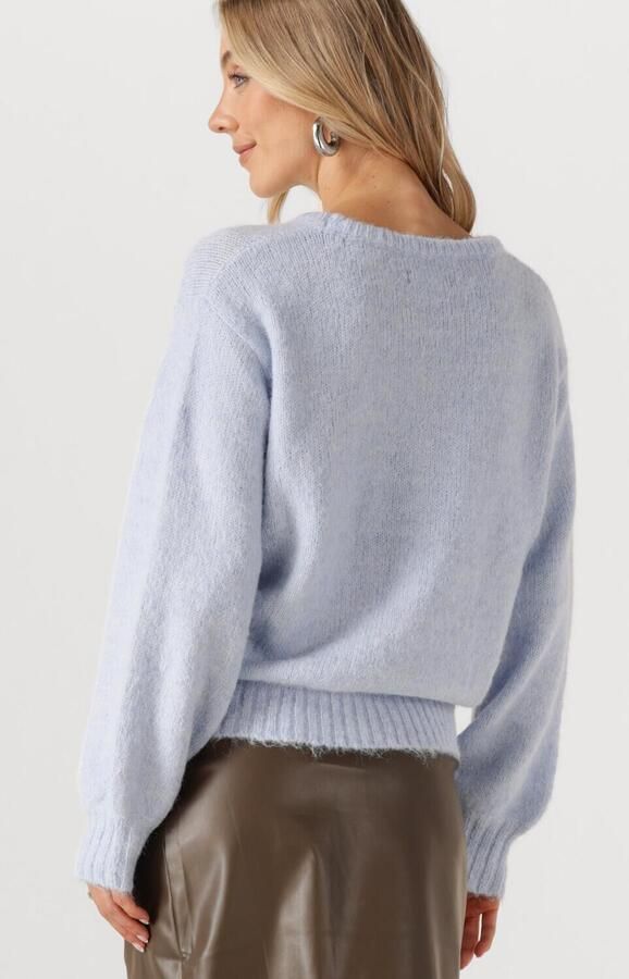 YDENCE Dames Truien & Vesten Knitted Sweater Flo Lichtblauw - Foto 3