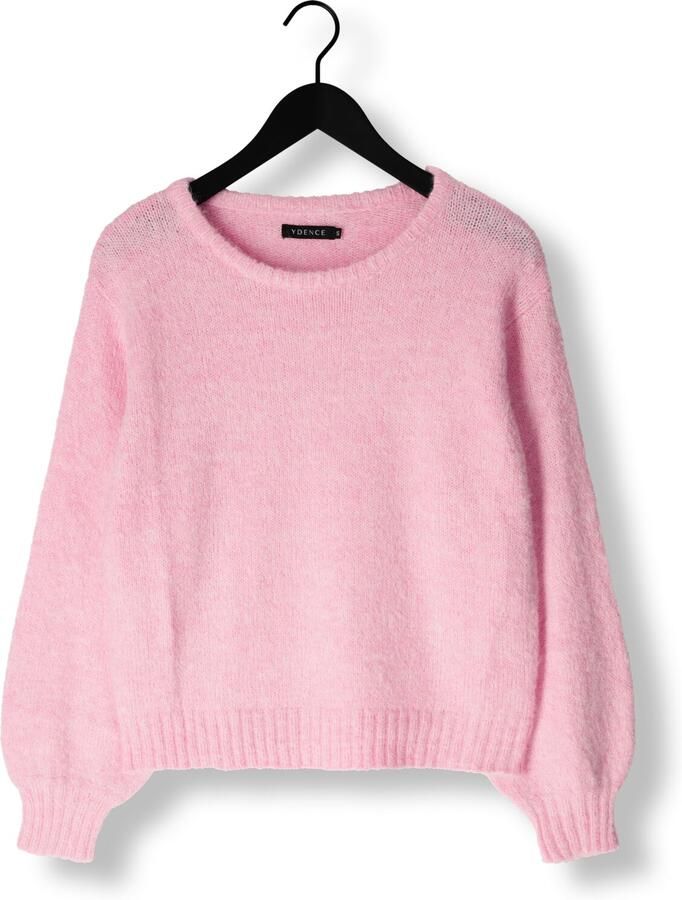 YDENCE Dames Truien & Vesten Knitted Sweater Flo Roze