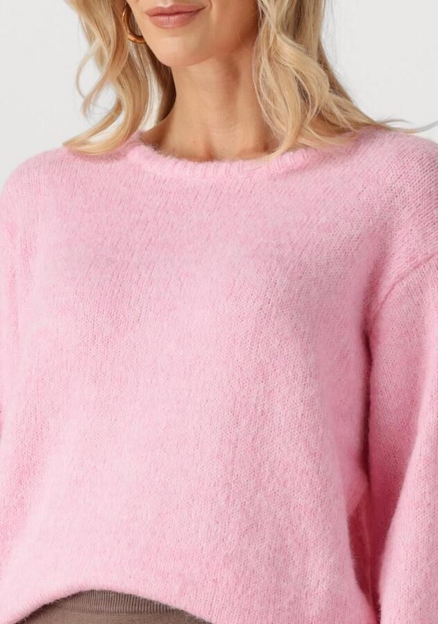 YDENCE Dames Truien & Vesten Knitted Sweater Flo Roze - Foto 2