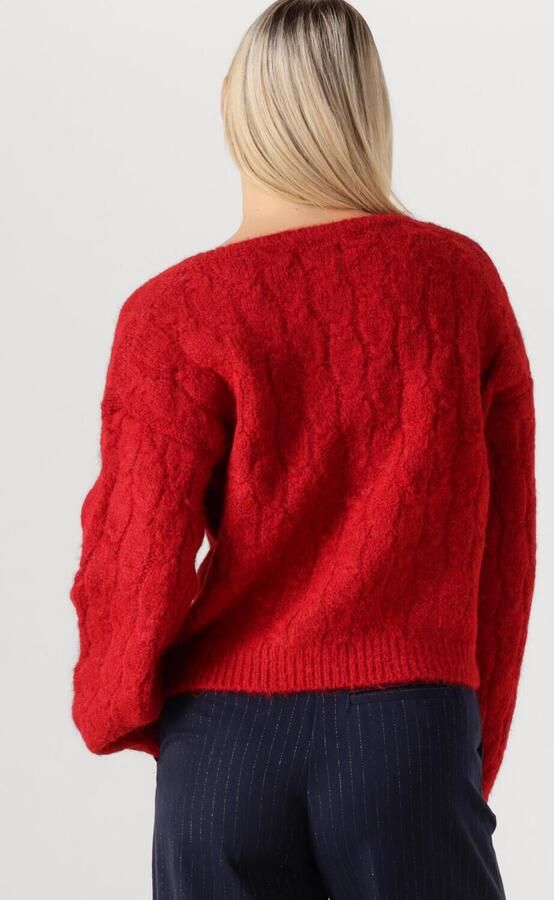YDENCE Dames Truien & Vesten Knitted Sweater Jessie Rood - Foto 3