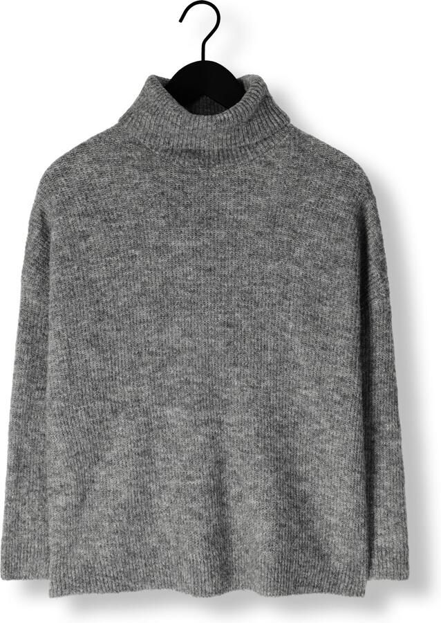 YDENCE Dames Truien & Vesten Knitted Sweater Lil Grijs