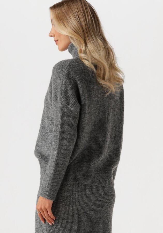 YDENCE Dames Truien & Vesten Knitted Sweater Lil Grijs - Foto 2