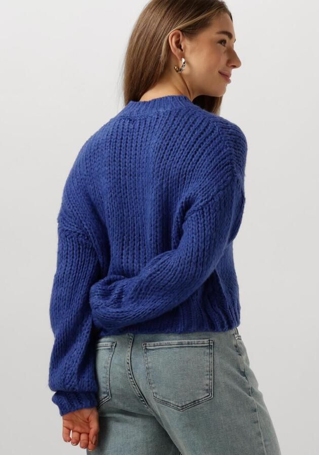 YDENCE Dames Truien & Vesten Knitted Sweater Soraya Blauw - Foto 2