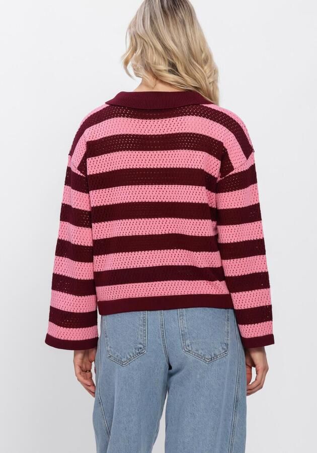 YDENCE Dames Truien & Vesten Knitted Top Agnes Roze - Foto 3