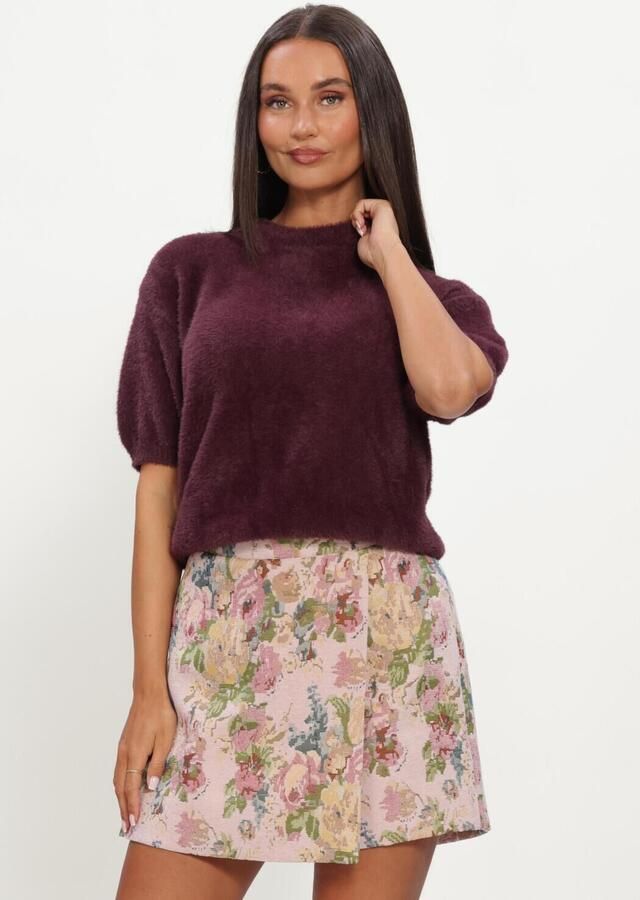 YDENCE Dames Truien & Vesten Knitted Top Mary Bordeaux