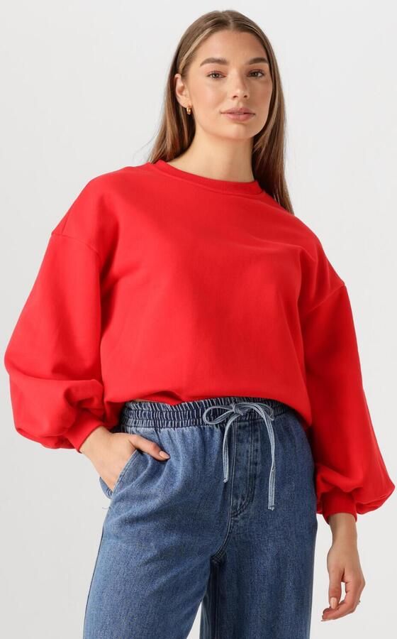 YDENCE Dames Truien & Vesten Sweater Floral Rood - Foto 4