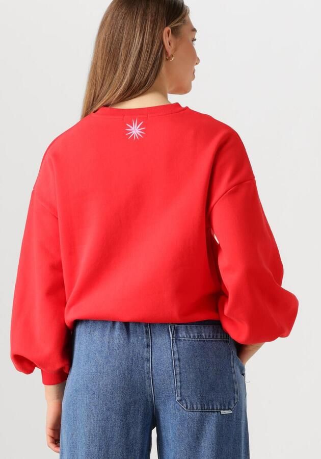 YDENCE Dames Truien & Vesten Sweater Floral Rood - Foto 2