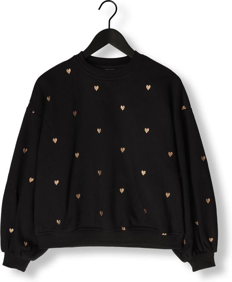 YDENCE Dames Truien & Vesten Sweater Hearts Zwart