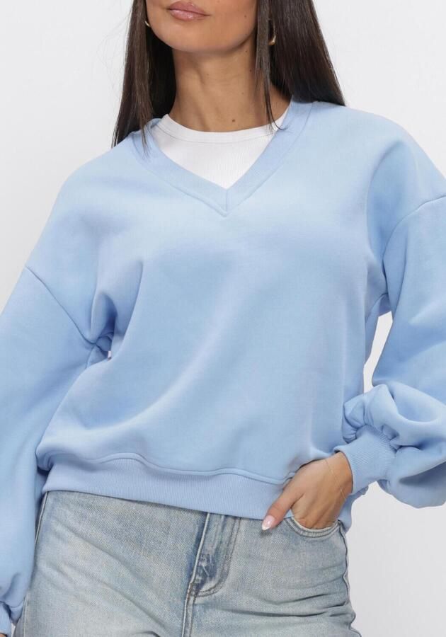 YDENCE Dames Truien & Vesten Sweater Kyomi Lichtblauw - Foto 4