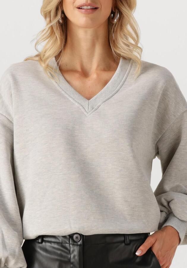 YDENCE Dames Truien & Vesten Sweater Kyomi Lichtgrijs - Foto 2
