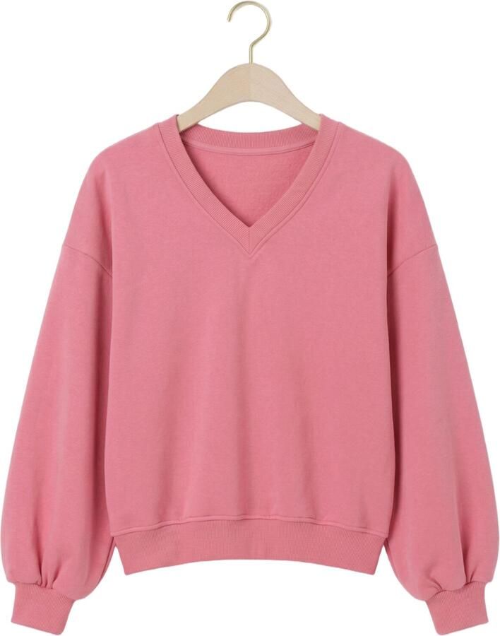 YDENCE Dames Truien & Vesten Sweater Kyomi Roze - Foto 2