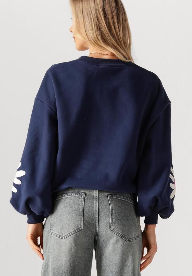 YDENCE Dames Truien & Vesten Sweater Madelief Donkerblauw - Foto 3